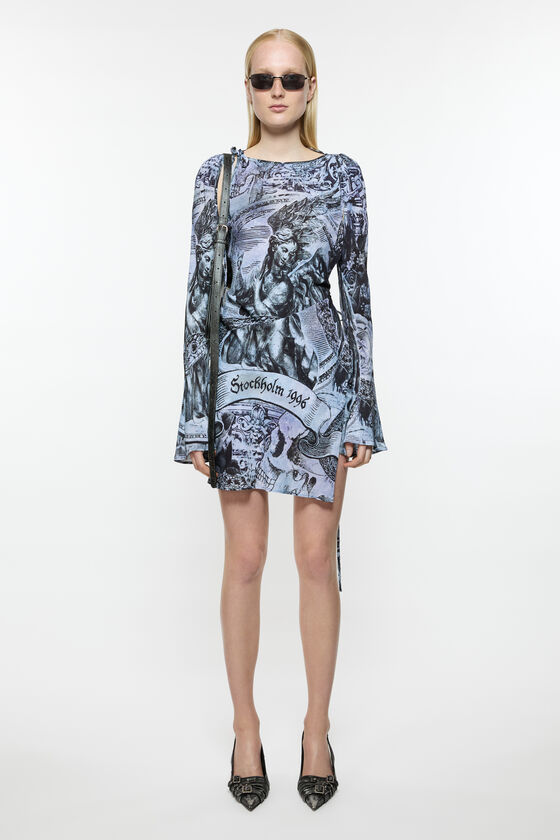 (image for) Excellent Quality Printed wrap dress